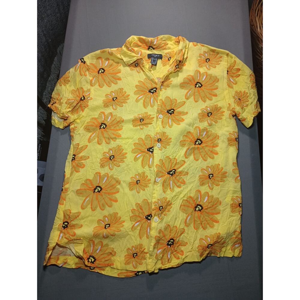 Forever 21 Button Up Shirt Men's Size Medium